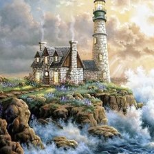 Схема вышивки «Маяк»