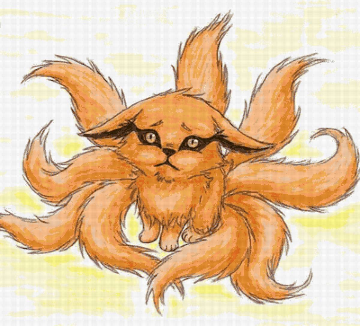 №2560423 - хвосты, 9, лис - предпросмотр