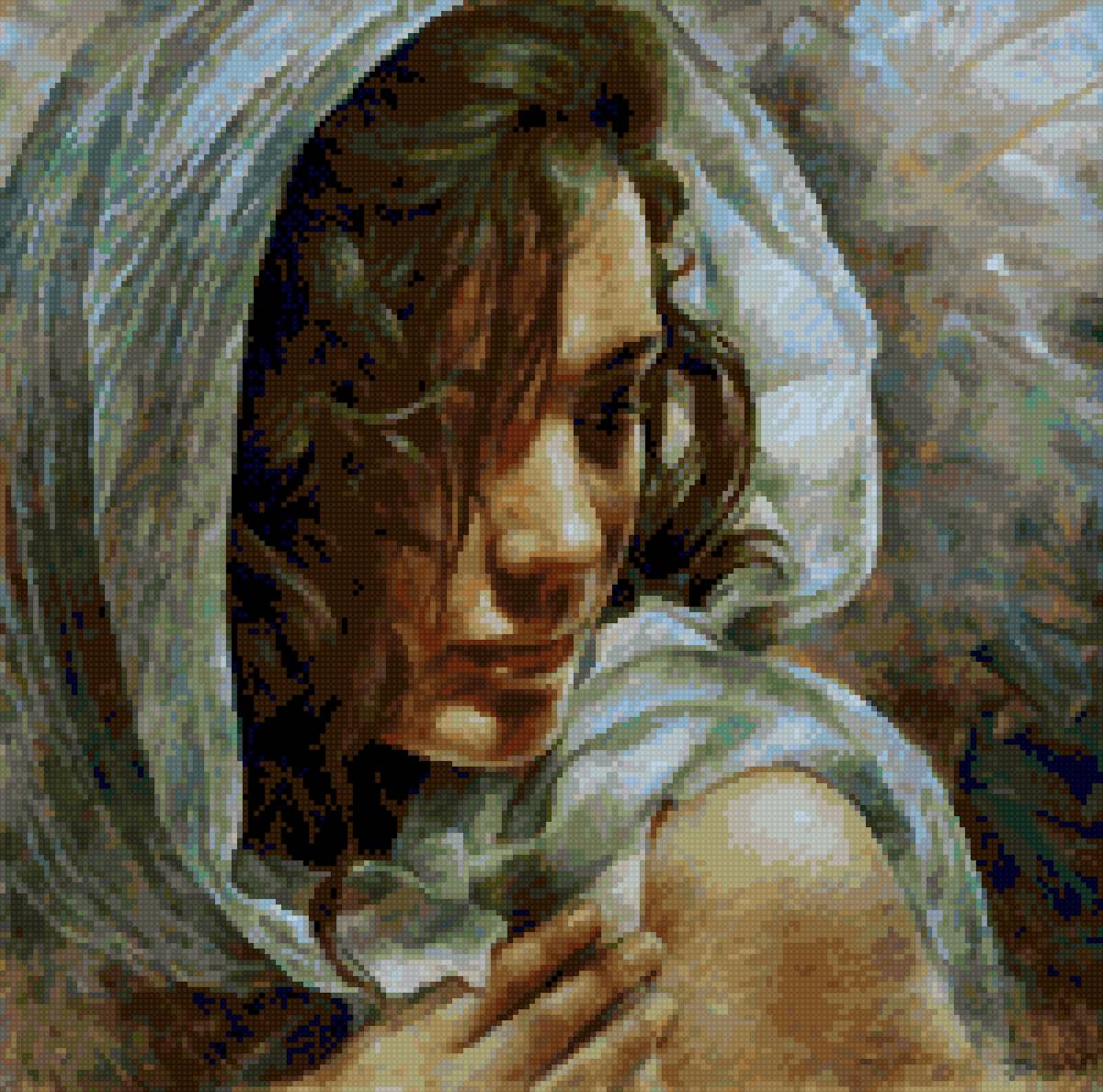 Mujer pañuelo - предпросмотр