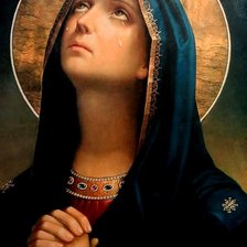 Схема вышивки «Плаксивая Мадонна»