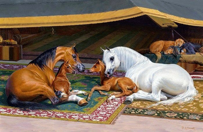 №2561667 - восток, животные, кони - оригинал