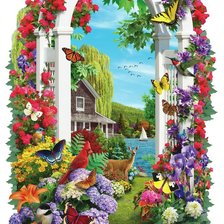 Схема вышивки «Naturaleza»