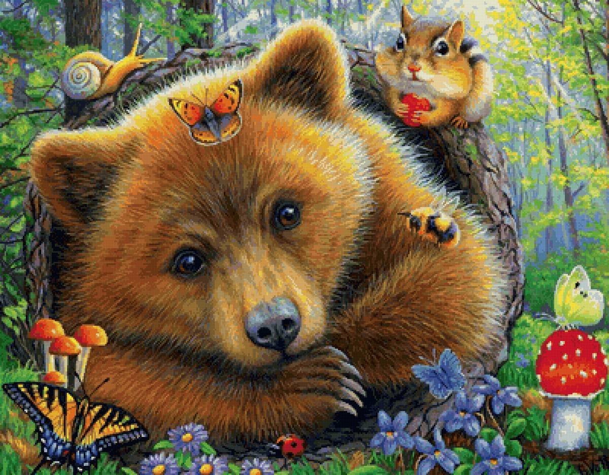 №2562038 - сказка, животные, мишка - предпросмотр