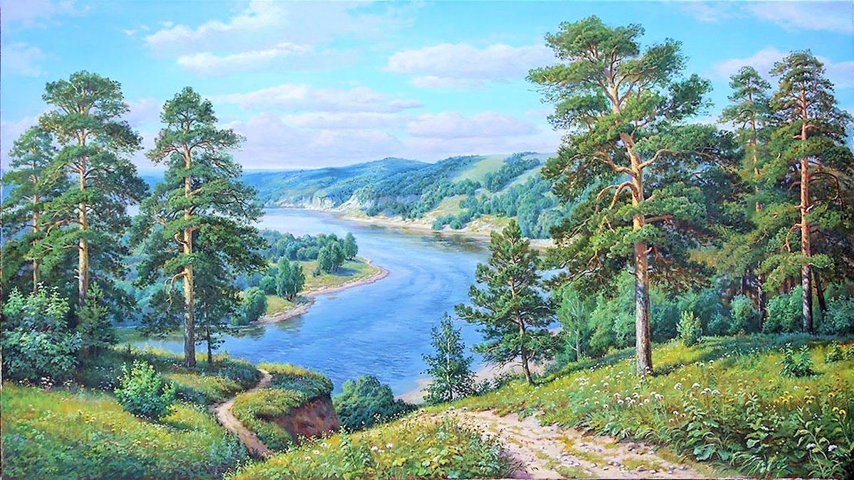 Виталий Потапов. Пейзаж - пейзаж, виталий потапов - оригинал