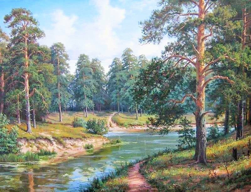 Виталий Потапов. Пейзаж - пейзаж, виталий потапов - оригинал