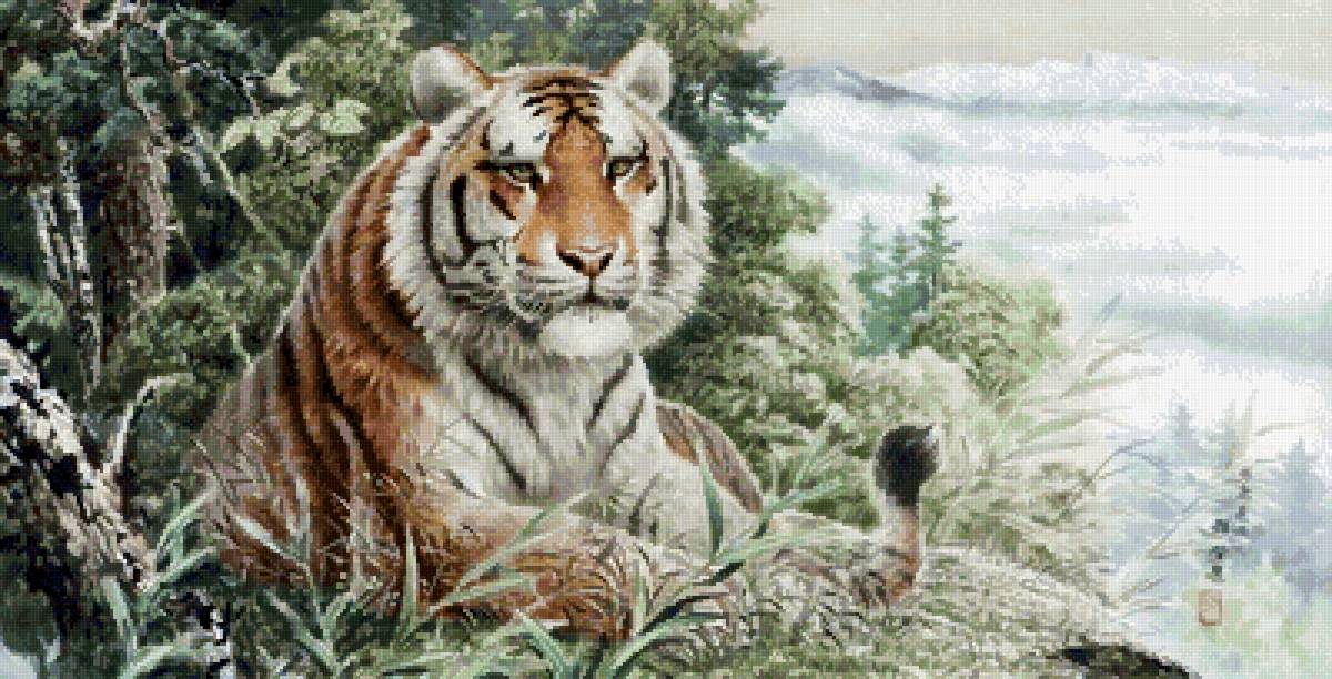 №2562478 - природа, животные, тигр - предпросмотр