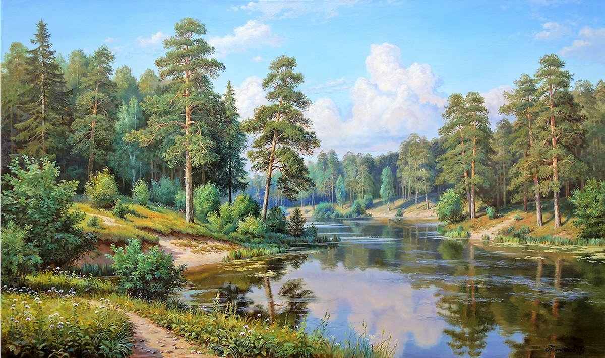 Виталий Потапов. Пейзаж. - виталий потапов, пейзаж - оригинал