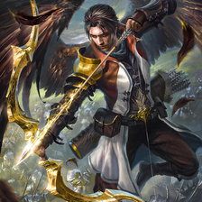 Схема вышивки «Воин неба»