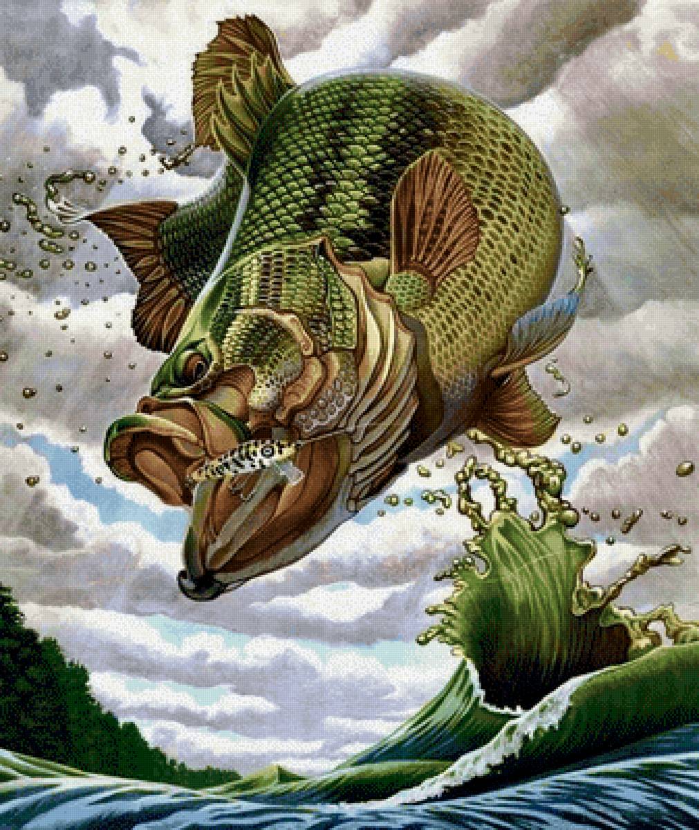 за наживкой - рыба, рыбалка - предпросмотр