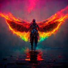 Схема вышивки «Ангел вселенной»