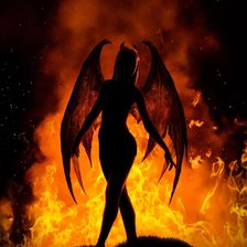 Схема вышивки «Ангельский дьявол»