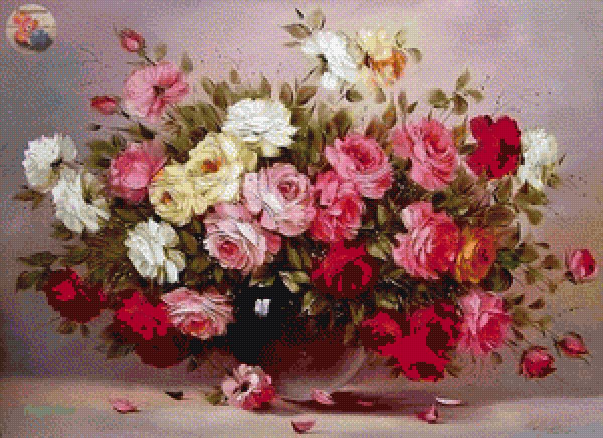 розовые розы - предпросмотр