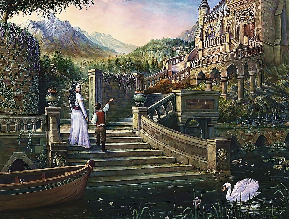 №2564490 - замок, пейзаж - оригинал