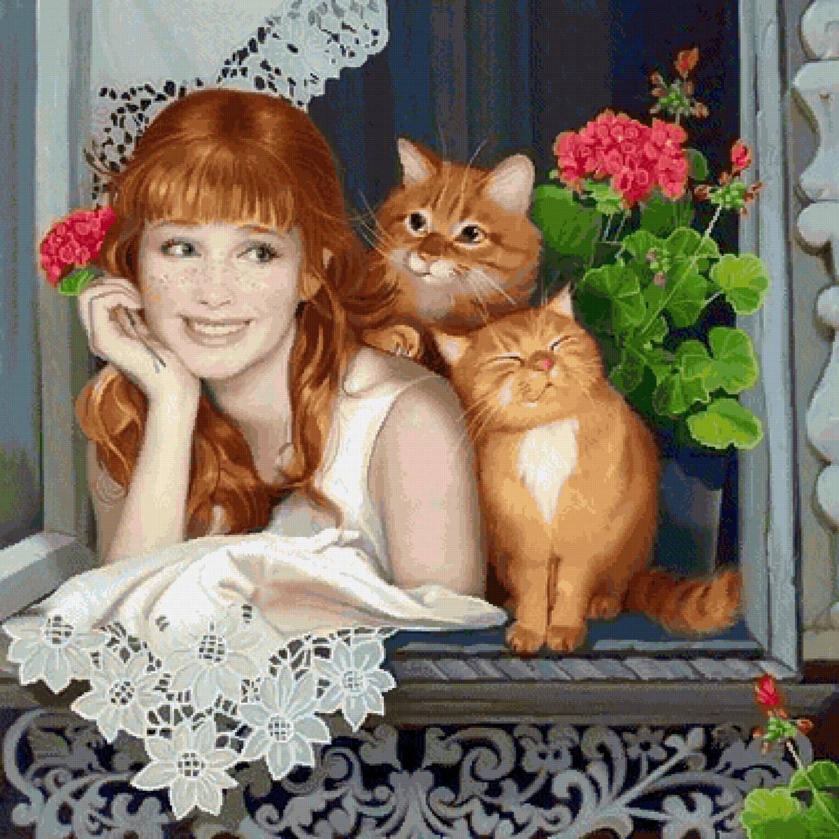 Рыжики - люди, коты - предпросмотр