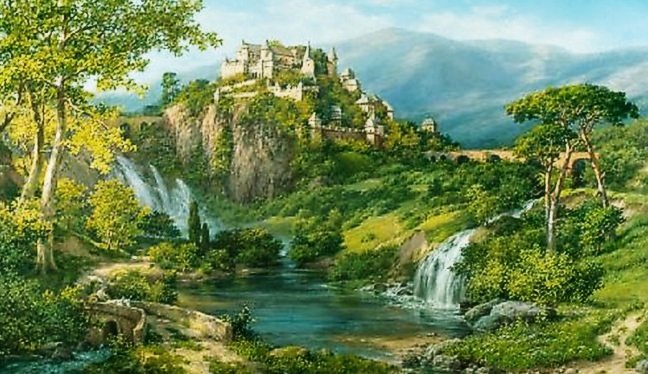 №2564980 - замок, пейзаж - оригинал