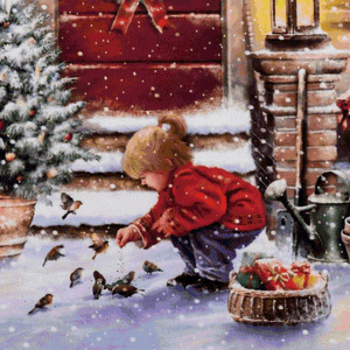 Дети - рождество - предпросмотр