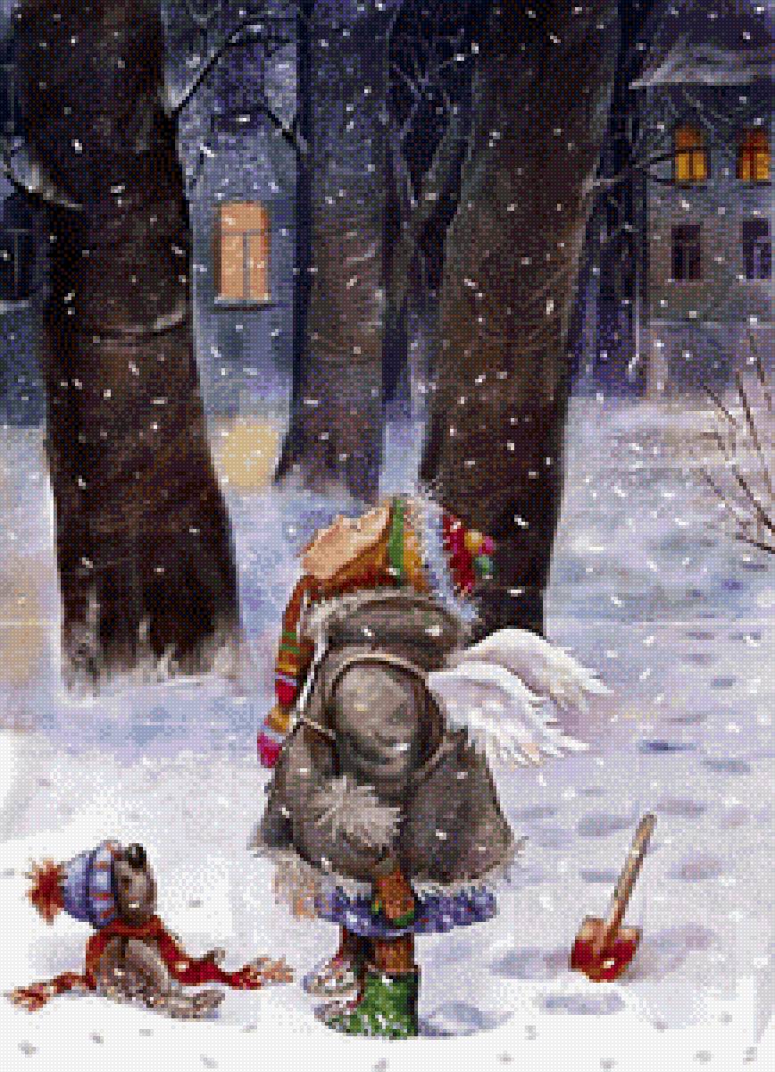 Дети - рождество - предпросмотр