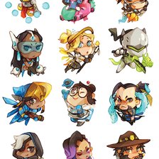 Схема вышивки «Overwatch»