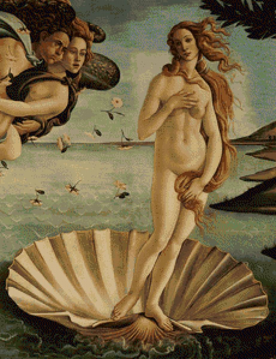 Рождение Венеры - картина, искусство - предпросмотр