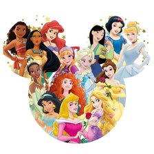 Схема вышивки «PRINCESAS SILUETA DISNEY»
