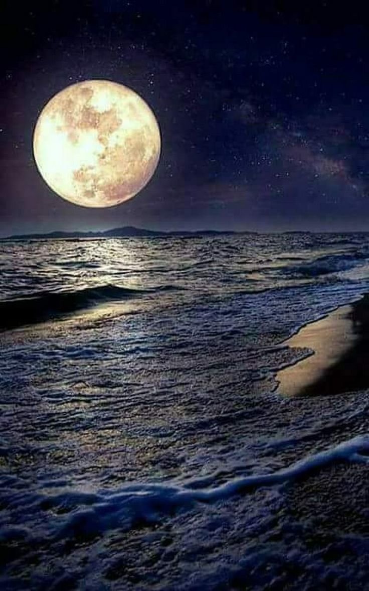 море и луна - ночь у моря - оригинал