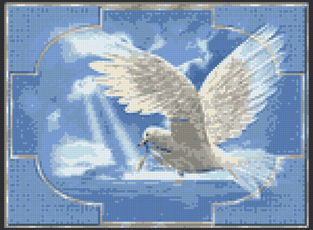 Голубка в небе - голубка - предпросмотр