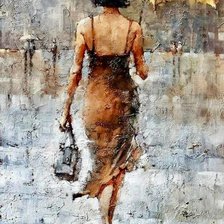 Схема вышивки «Летний дождь»