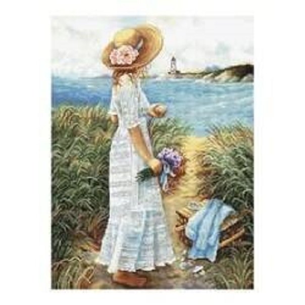 чудесный вид - пейзаж, люди, море - оригинал