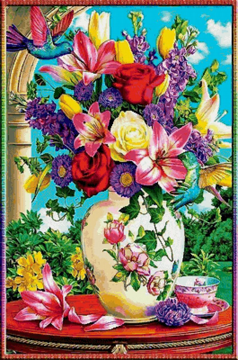 №2570660 - колибри, цветы - предпросмотр