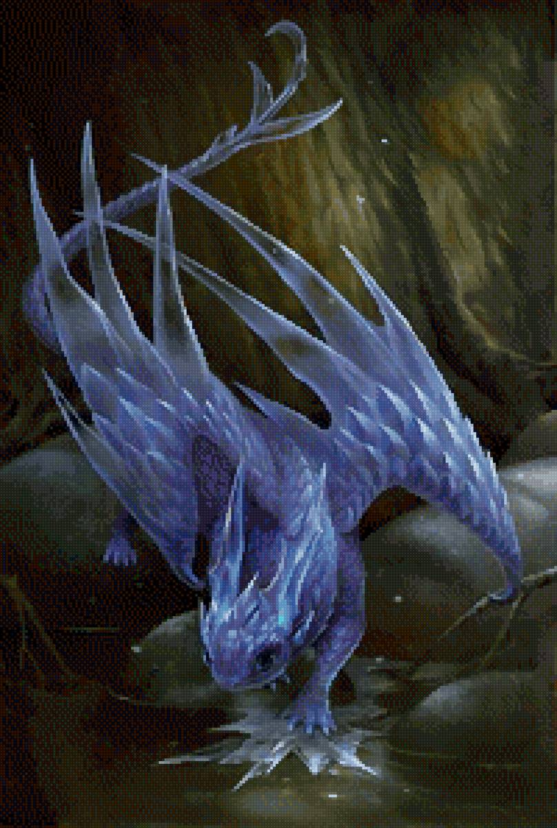 Дракон - ледяной фамильяр, фамилия - предпросмотр