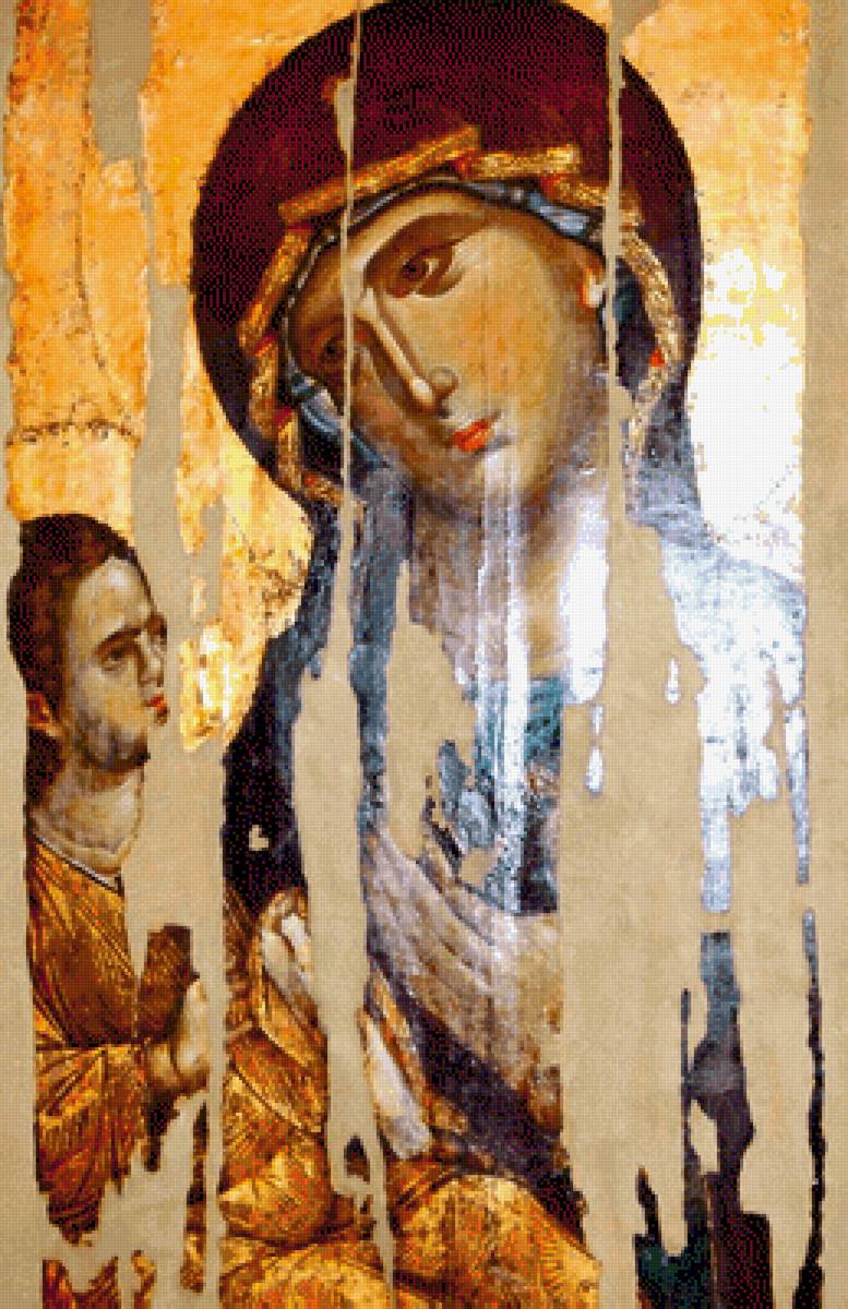 Богоматерь Одигитрия. Византия. - икона - предпросмотр