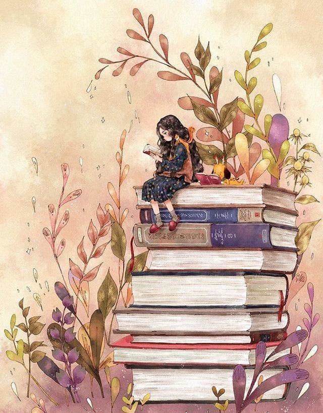 №2572270 - первая вышивка, книги., книголюбы - оригинал