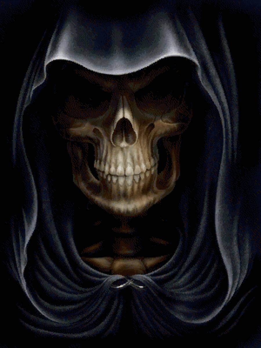 Смерть - череп, готика, фантазия, философия, жизнь, смерть - предпросмотр