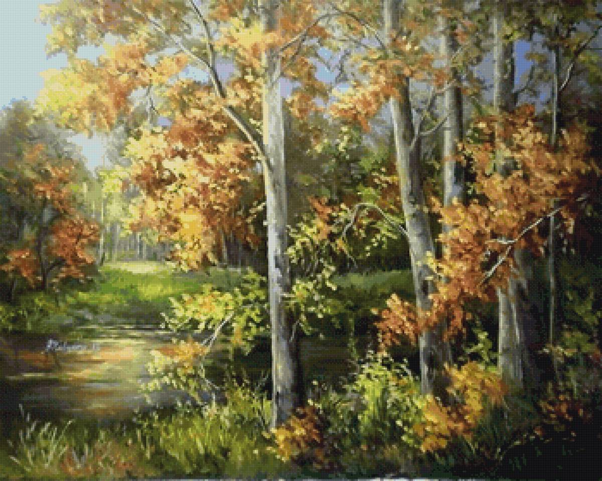 Осенний пейзаж - пейзаж, осень - предпросмотр