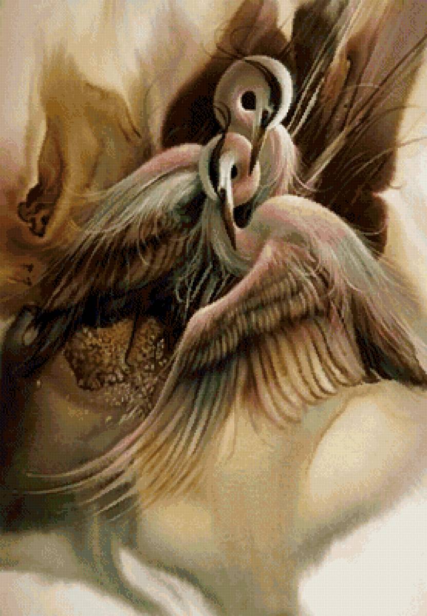 №2573079 - птицы, пара, цапли - предпросмотр