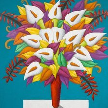 Схема вышивки «Tulipanes 2»