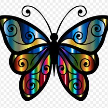 Схема вышивки «Bươm bướm»