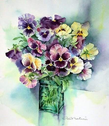 Букет - букет, анютины глазки - оригинал