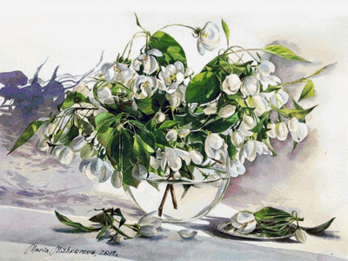 Мария Мишкарёва - весна, цветы, натюрморт - предпросмотр