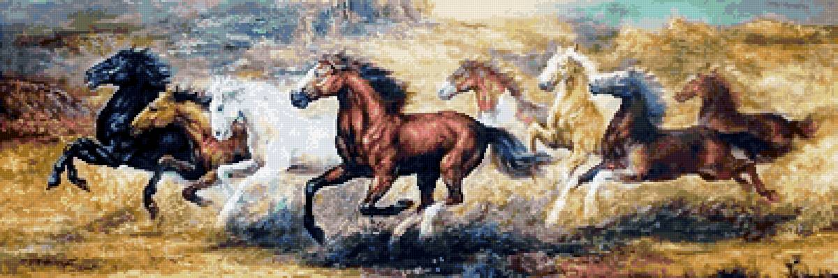 №2575217 - животные, табун, кони - предпросмотр