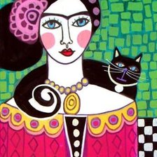 Схема вышивки «Frida»