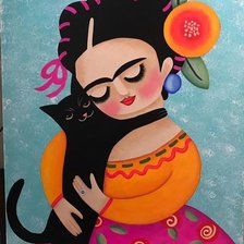 Оригинал схемы вышивки «Frida» (№2575554)