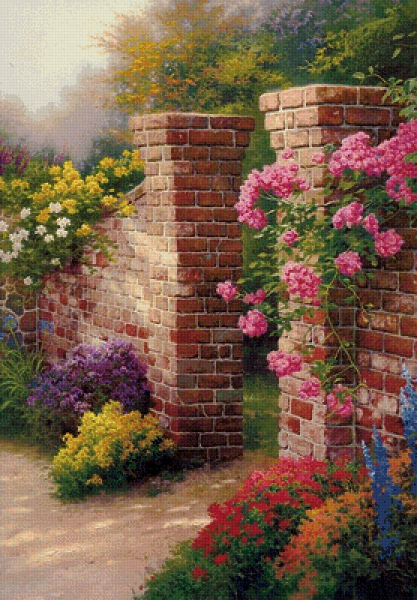 садовая калитка - природа - предпросмотр