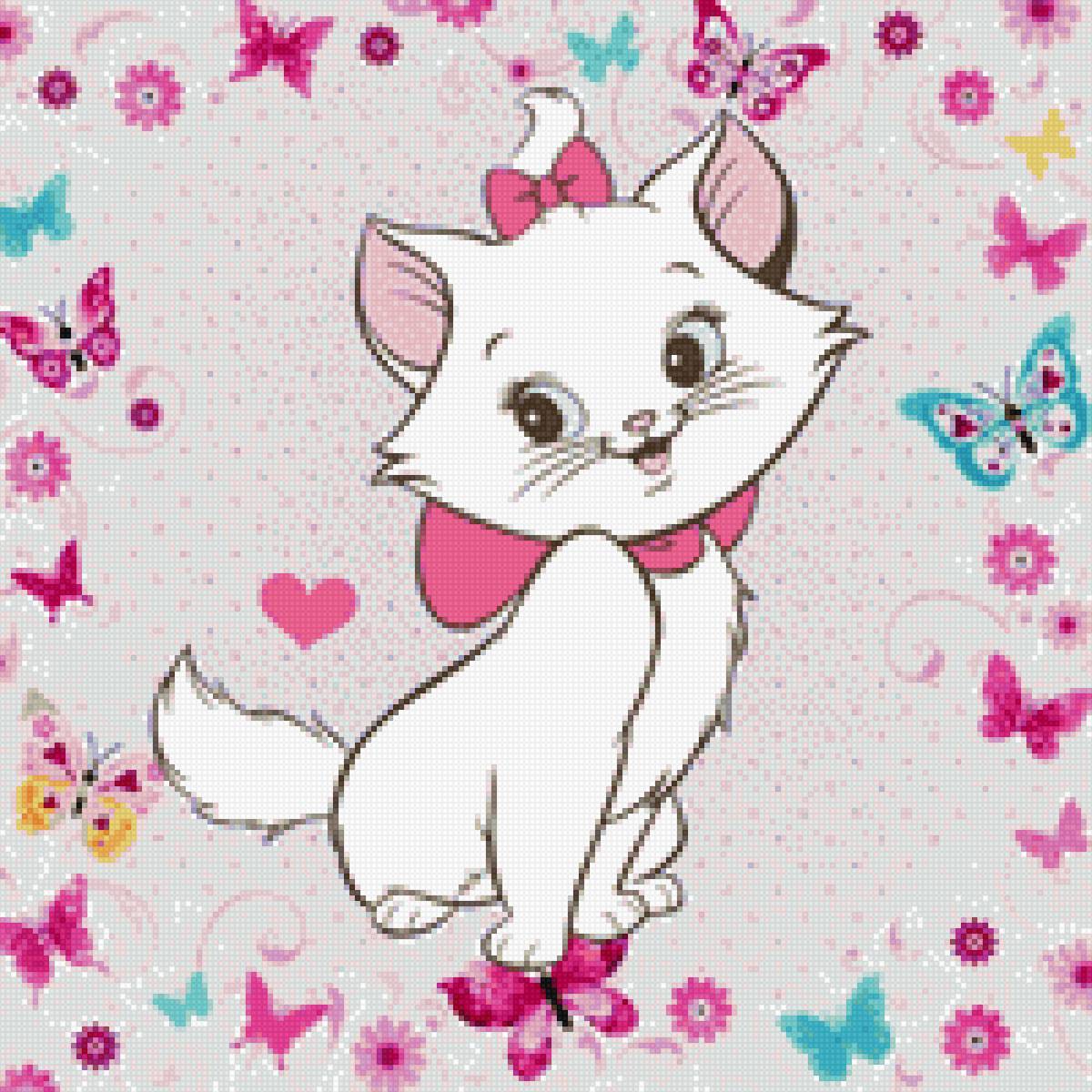 кошечка Мари - подушка, кошечка - предпросмотр