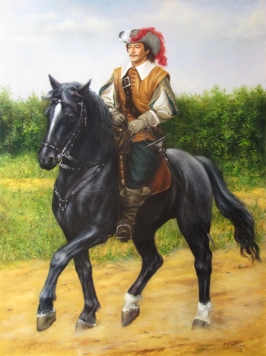 Валерий Булат "К павильону Д`Эстре - оригинал