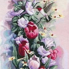Схема вышивки «РАПСОДИЯ С ТЮЛЬПАНАМИ»