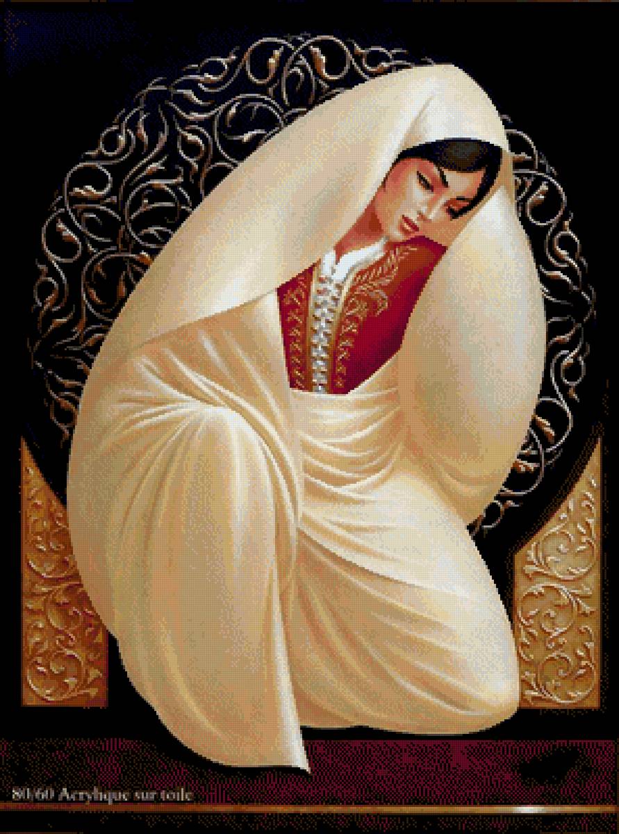 Нежность - схема для вышивки - предпросмотр