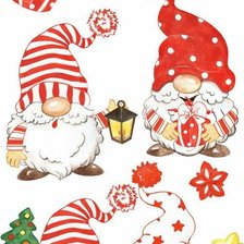 Схема вышивки «GNOMOS NAVIDEÑOS»