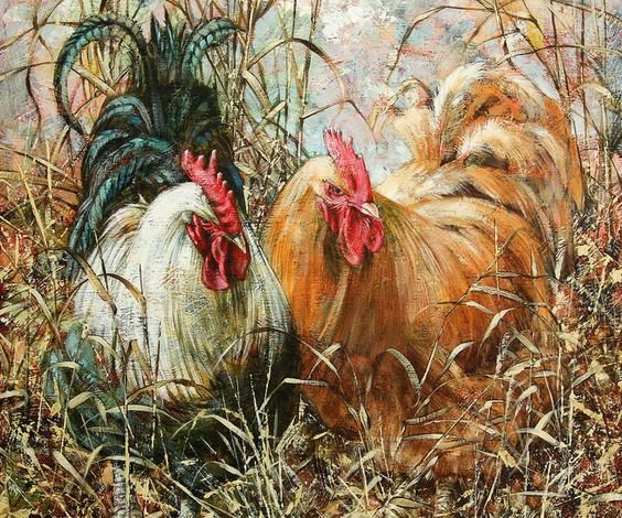 Соперники - птица, петух - оригинал