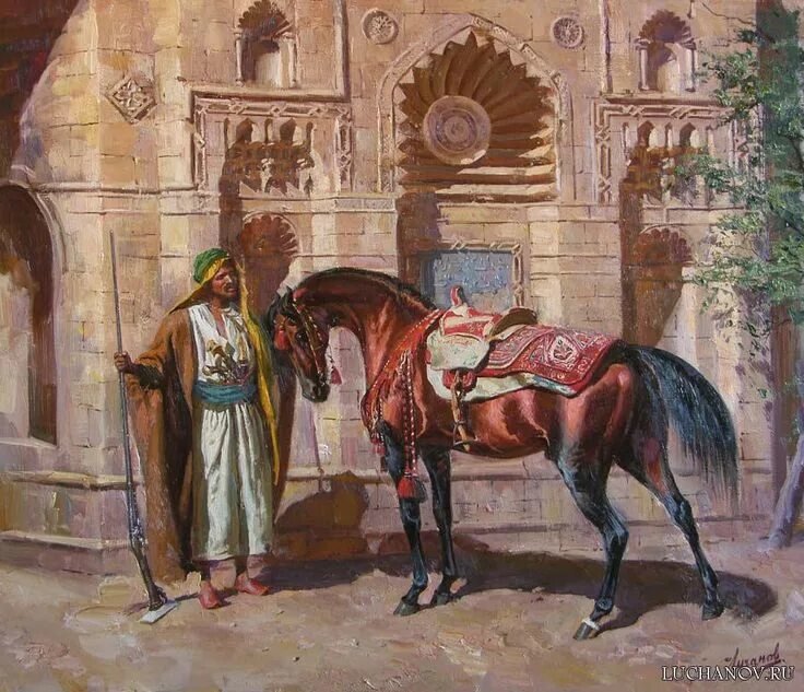 №2580466 - воин, конь, восток - оригинал